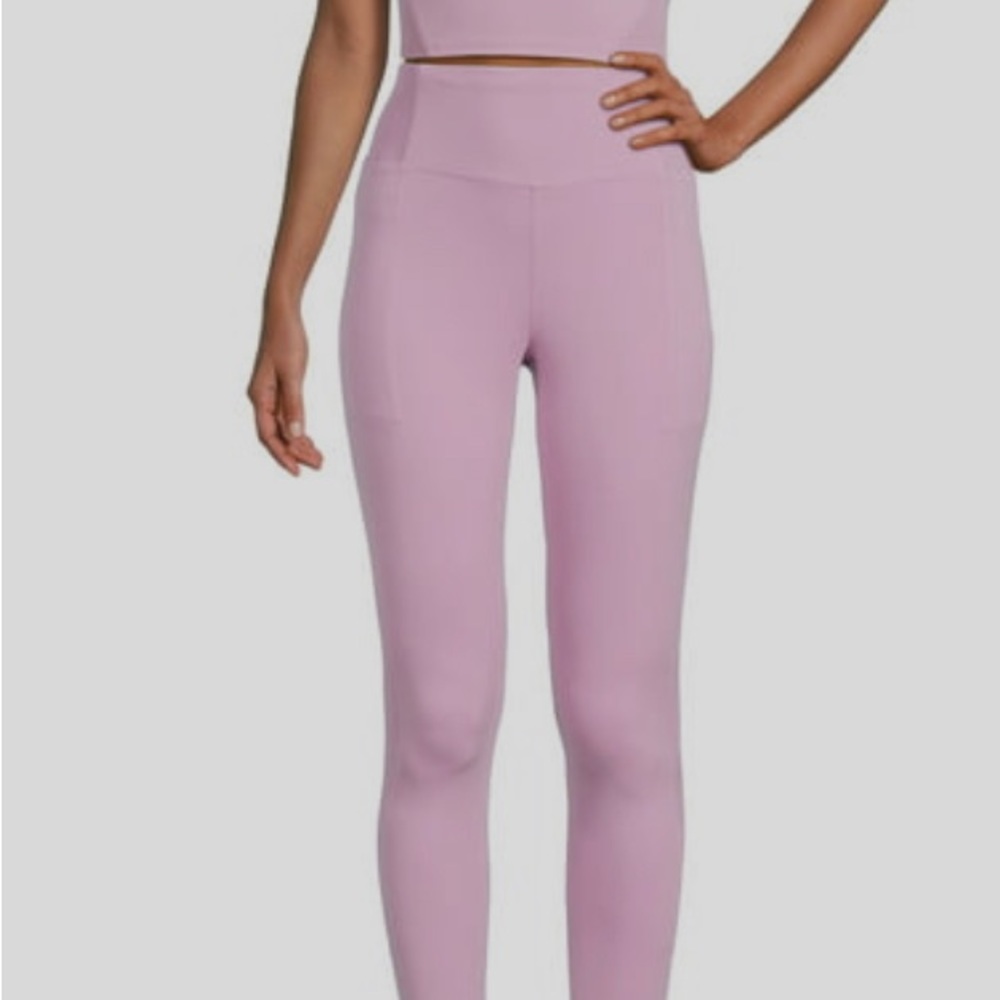 Avia Women's Performance Leggings size xxl (20) color Misty Mauve B-3 - Picture 7 of 12